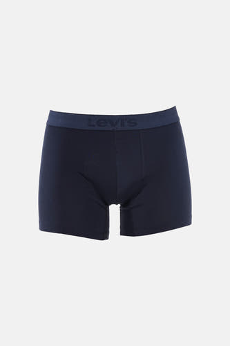 Blauwe boxershort van Levi's® met een elastische tailleband met logo.
