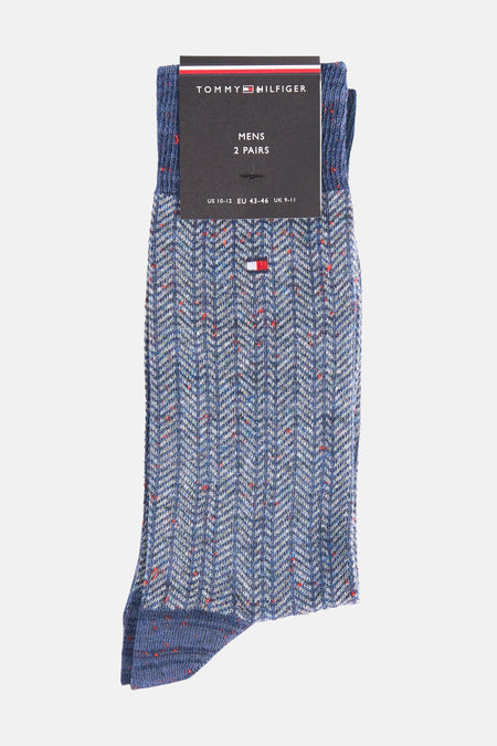 Chaussettes courtes - bleu