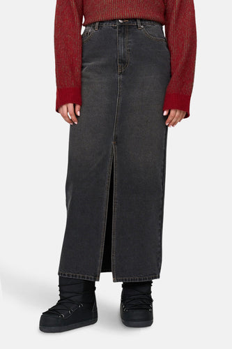 Jupe longue - dark grey denim - 24 colours GmbH