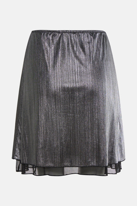 Jupe courte - argenté