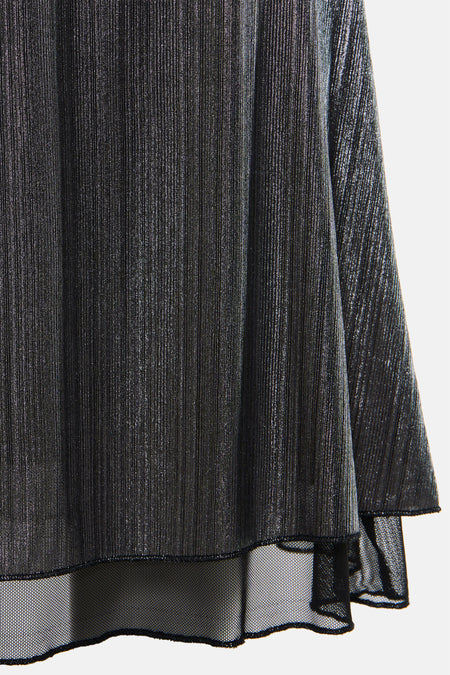 Jupe courte - argenté