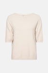 Pull col O Beige - Terra di Siena