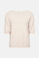 Pull col O Beige - Terra di Siena