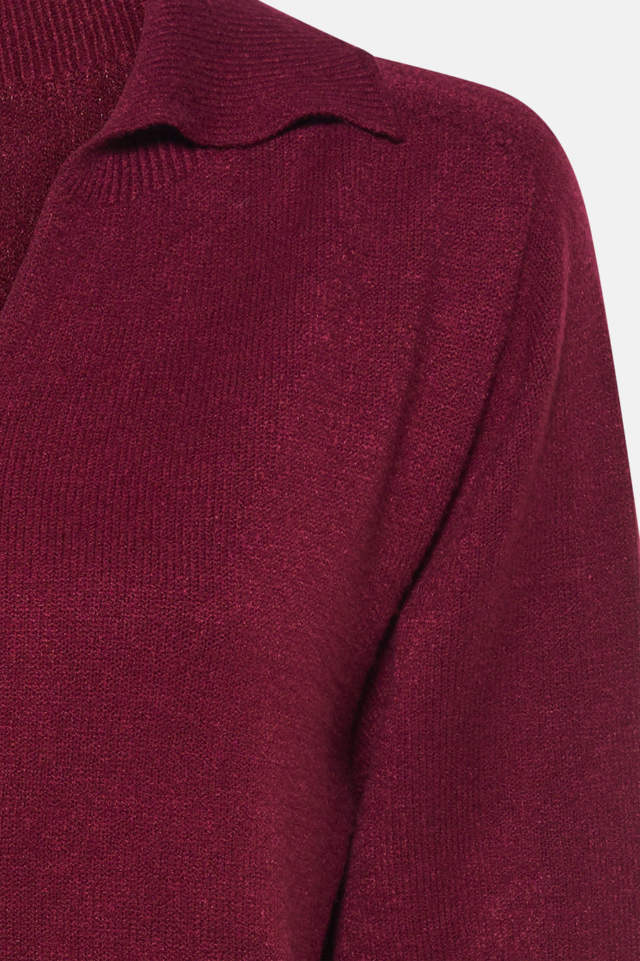 Polo à manches longues - Bordeaux - Terra di Siena - 4