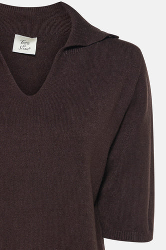 Polo à manches longues - brun - Terra di Siena - 4