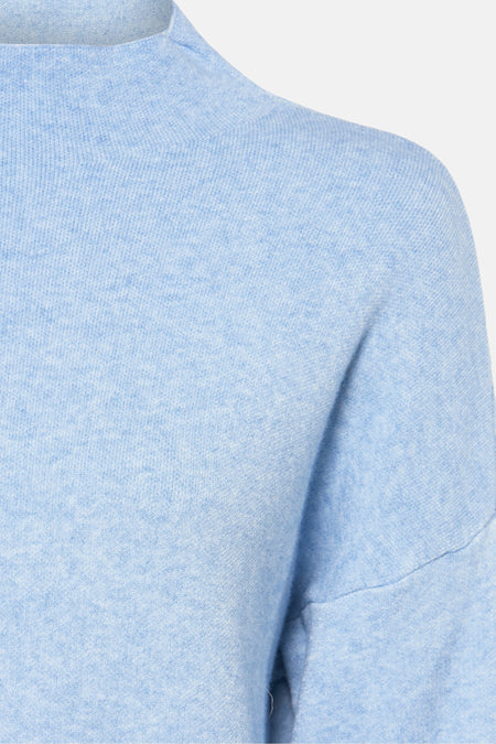 Pull à col rond - bleu