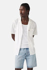 Chemise à manches courtes - blanc