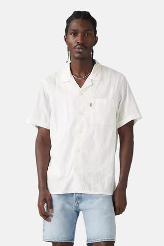 Chemise à manches courtes - blanc