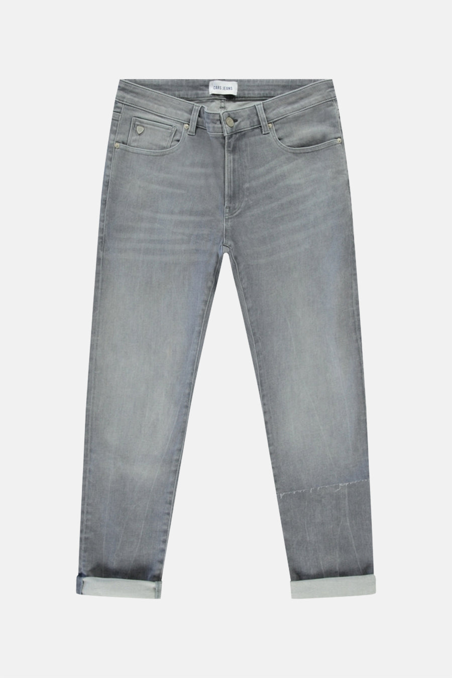 Jeans straight mid grey denim - Cars