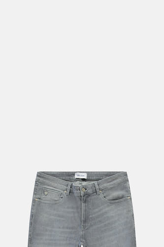 Jeans straight mid grey denim - Cars