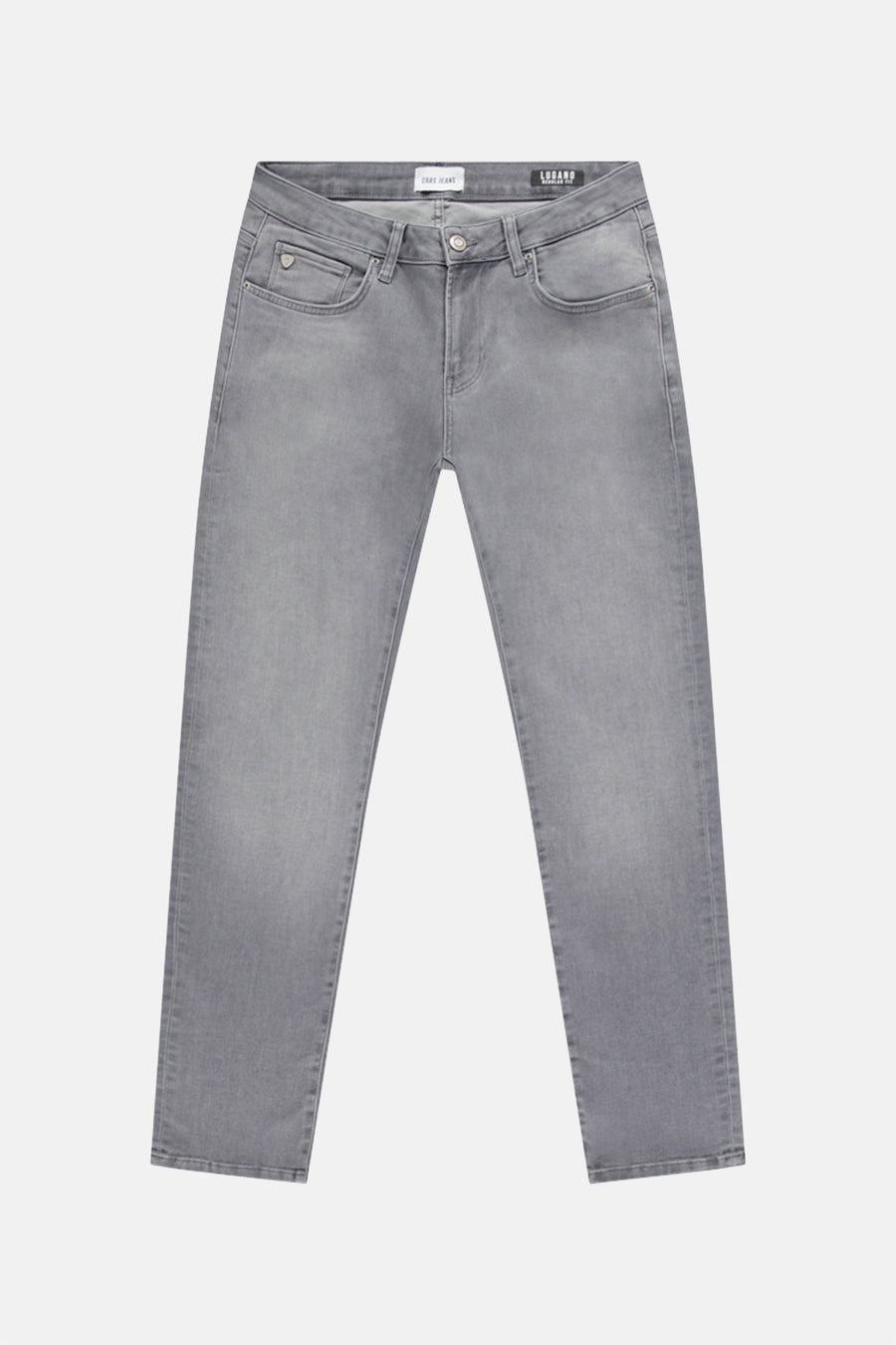 Jeans straight mid grey denim - Cars