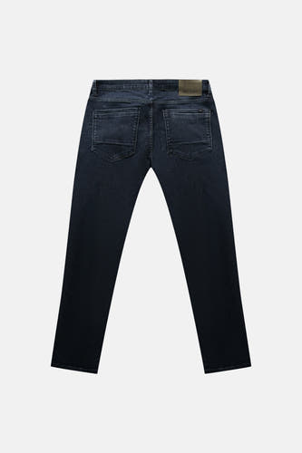 Jeans straight blue black denim - Cars