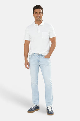 Jeans straight light blue denim - Cars