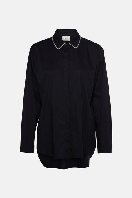 Chemise à manches longues - noir