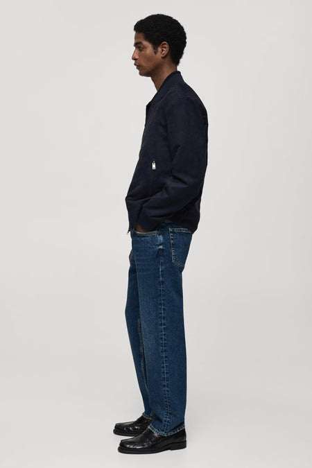 Veste courte Bleu - Mango