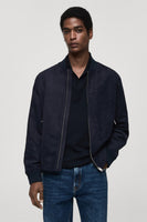 Veste courte Bleu - Mango