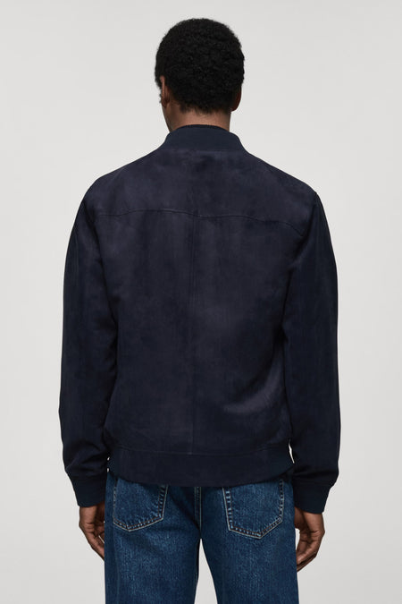 Veste courte Bleu - Mango