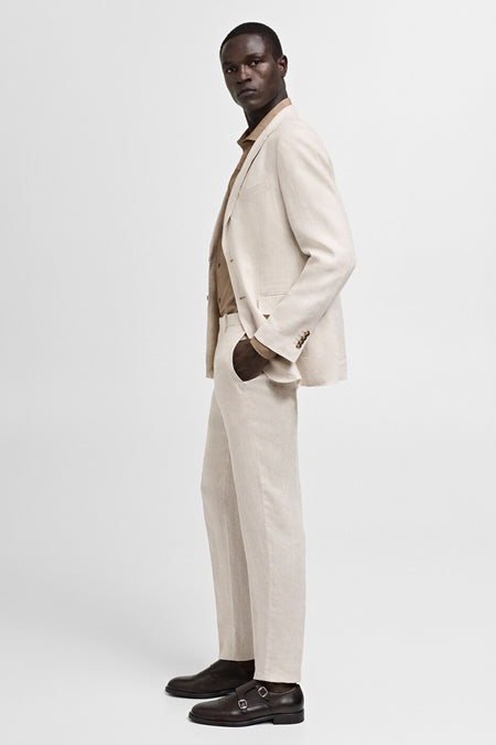 Pantalon de costume Beige - Mango