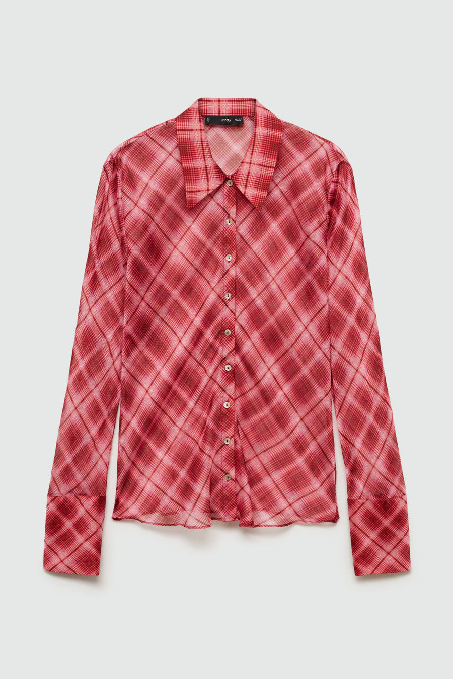 Chemise à manches longues - rouge