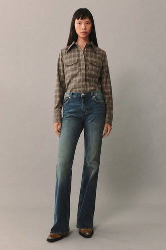VIOLETA - dark blue denim