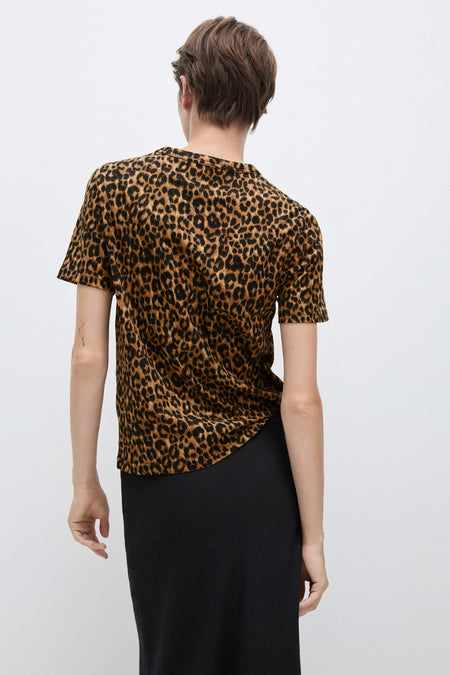 T-shirt à manches courtes - brun