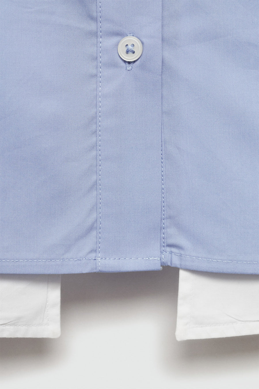 Chemise à manches longues - bleu