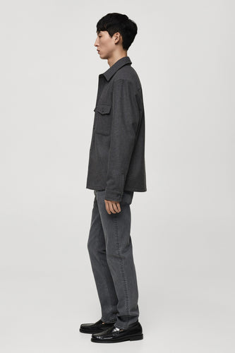 Chemise à manches longues - gris - MANGO