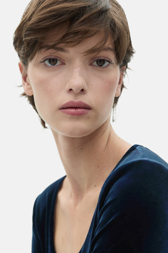 T-shirt à manches courtes - bleu - MANGO