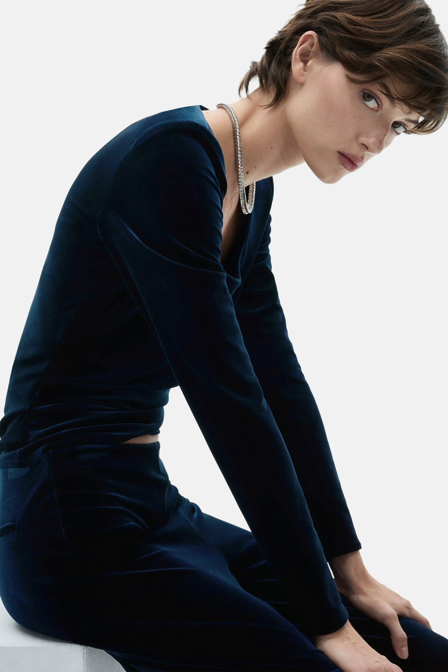 T-shirt à manches courtes - bleu - MANGO