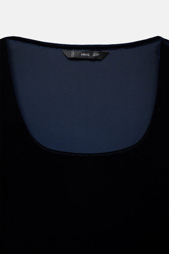 T-shirt à manches courtes - bleu - MANGO