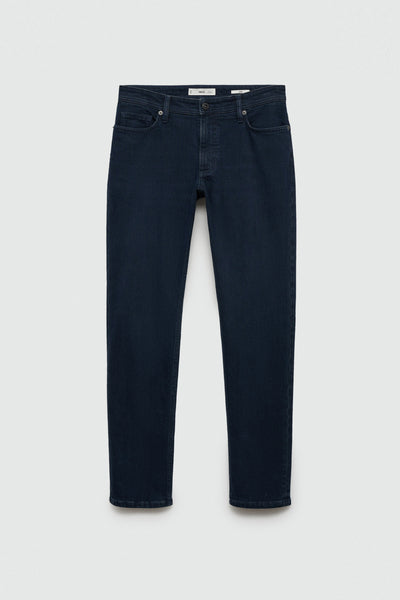 Jeans slim Dark blue denim - Mango
