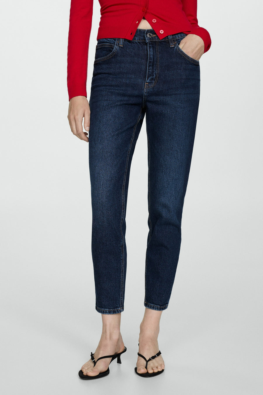 NEWMOM - dark blue denim - MANGO - 1