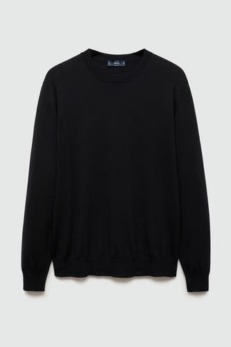 Pull à col rond - noir