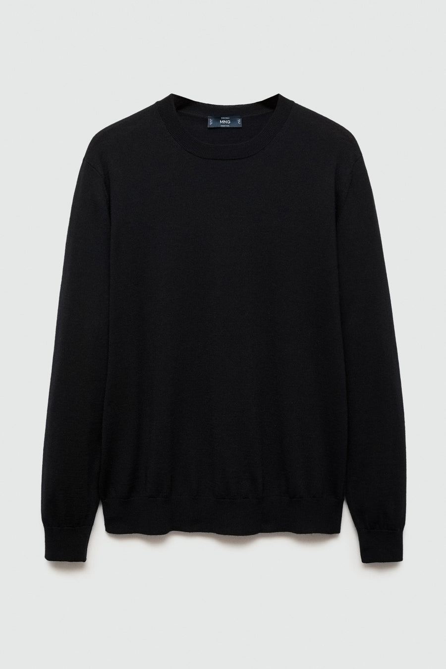 Pull à col rond - noir