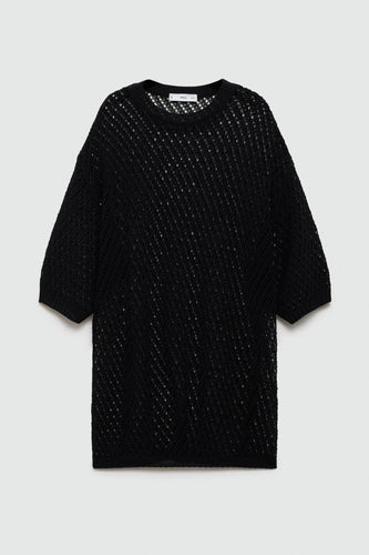 Pull à col rond - noir - MANGO