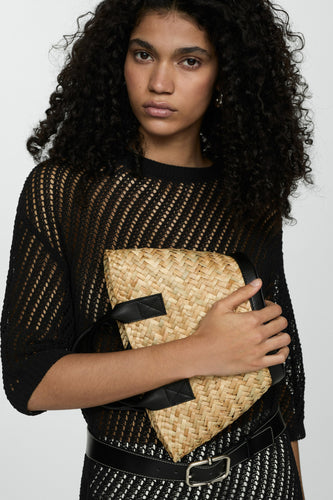 Pull à col rond - noir - MANGO