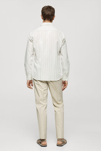 Chemise à manches longues - vert - MANGO