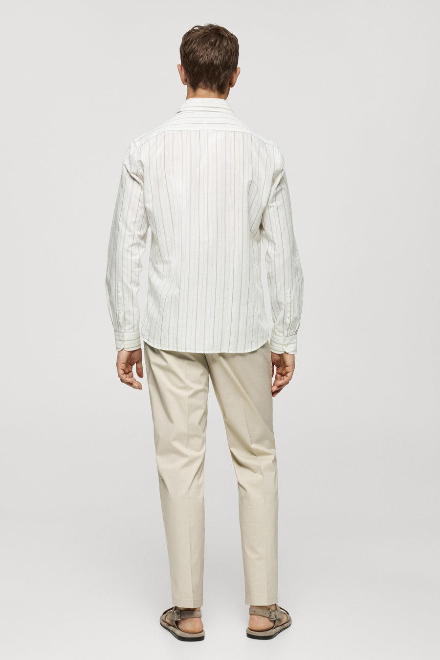 Chemise à manches longues - vert - MANGO