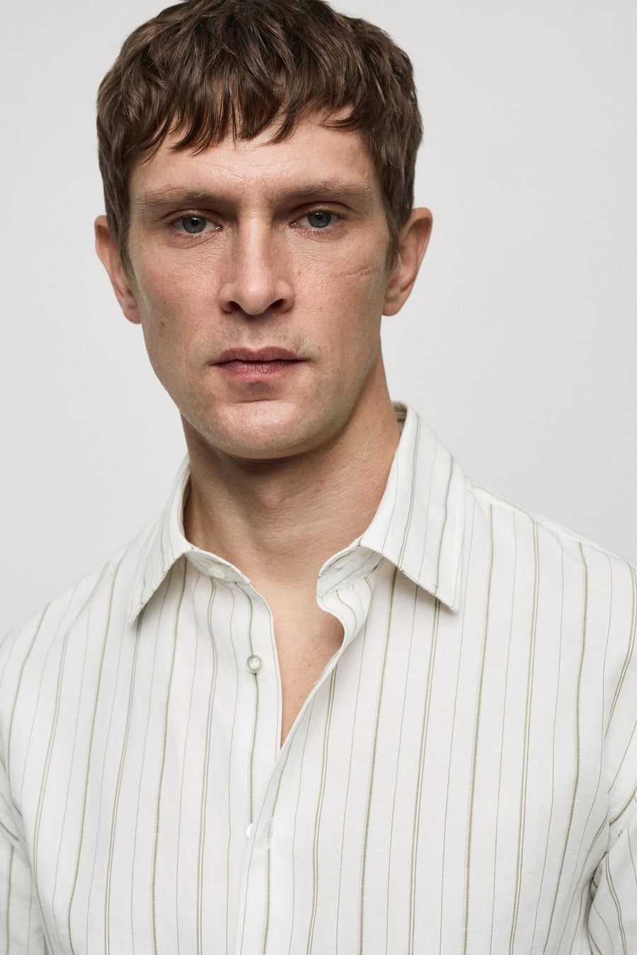 Chemise à manches longues - vert - MANGO