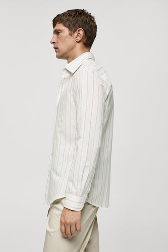 Chemise à manches longues - vert - MANGO