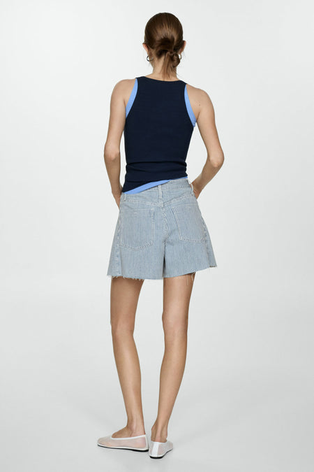 Short Bleu - Mango