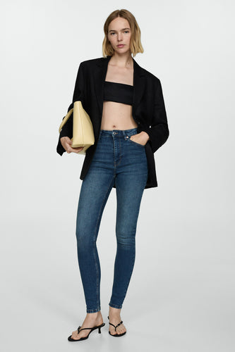 ABBY - mid blue denim