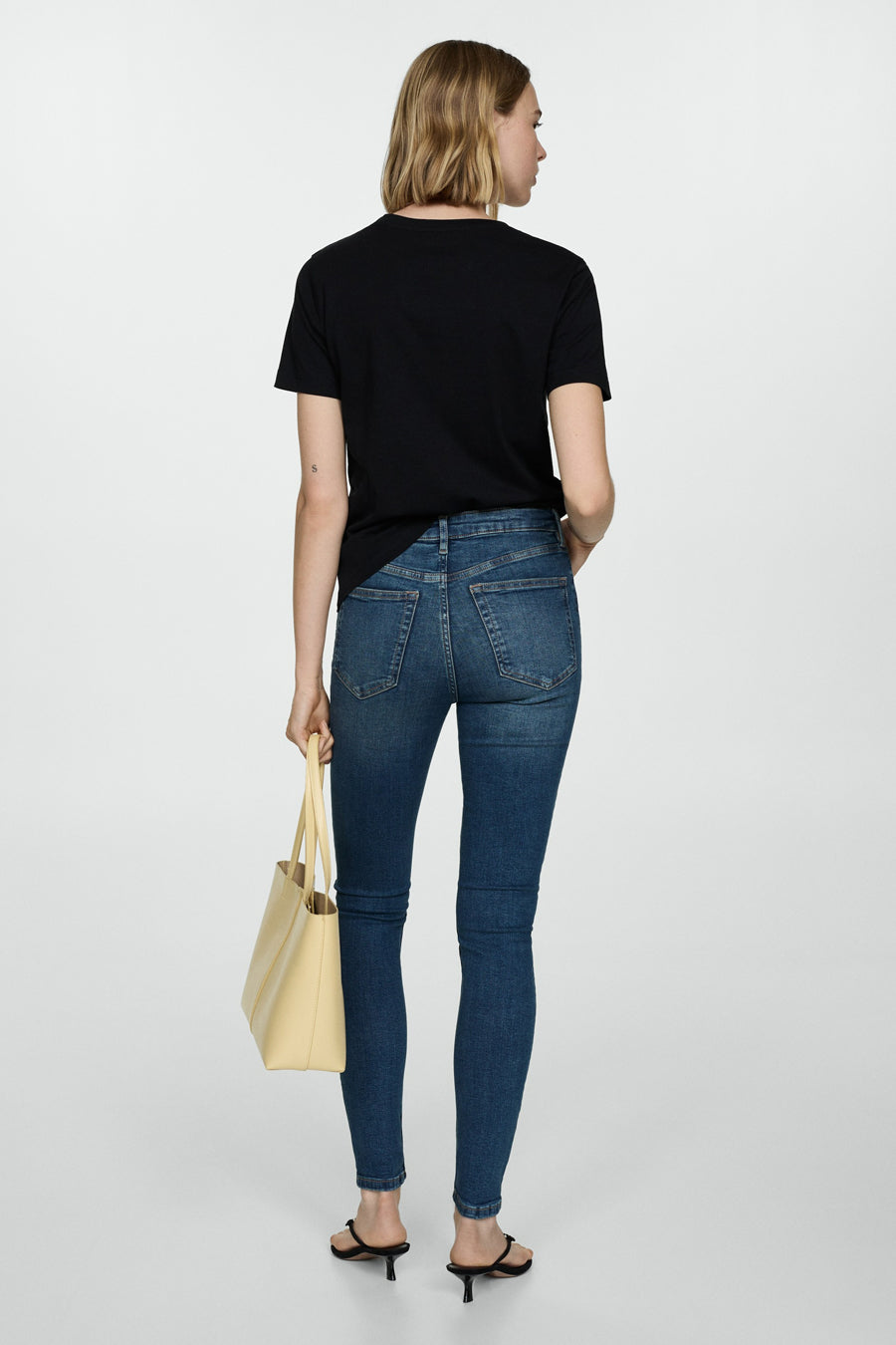 ABBY - mid blue denim - MANGO