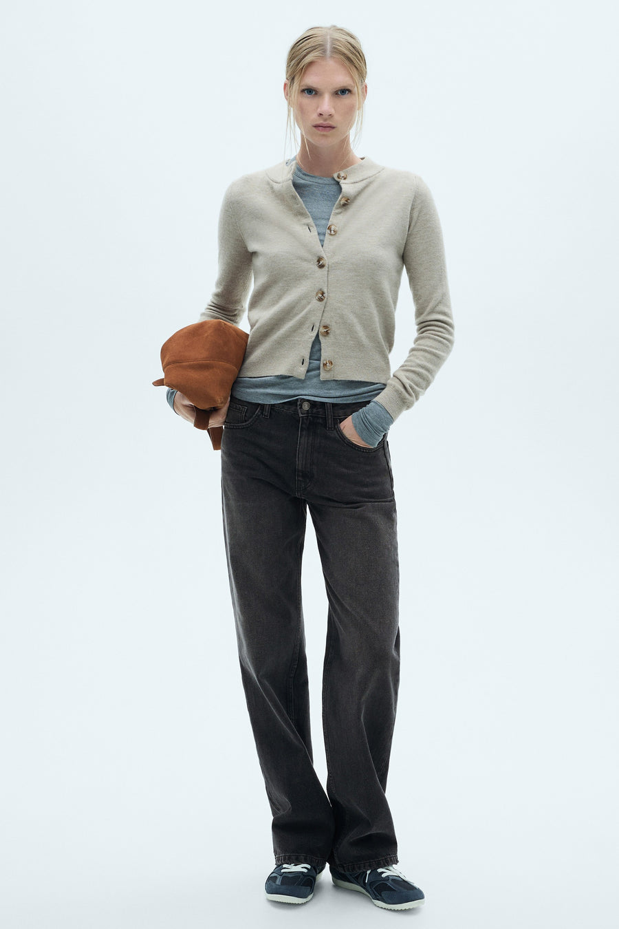 MIAMI - dark grey denim - MANGO