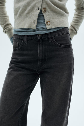 MIAMI - dark grey denim - MANGO