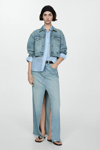 Veste de pluie - mid blue denim - MANGO