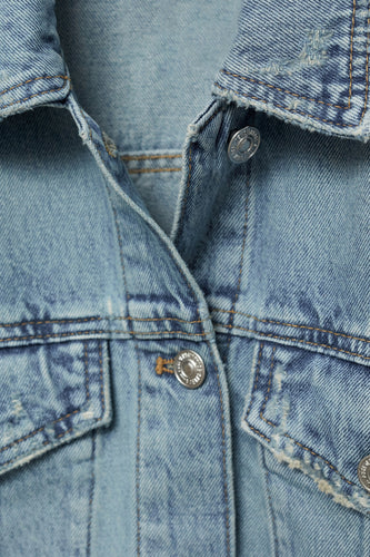 Veste de pluie - mid blue denim - MANGO