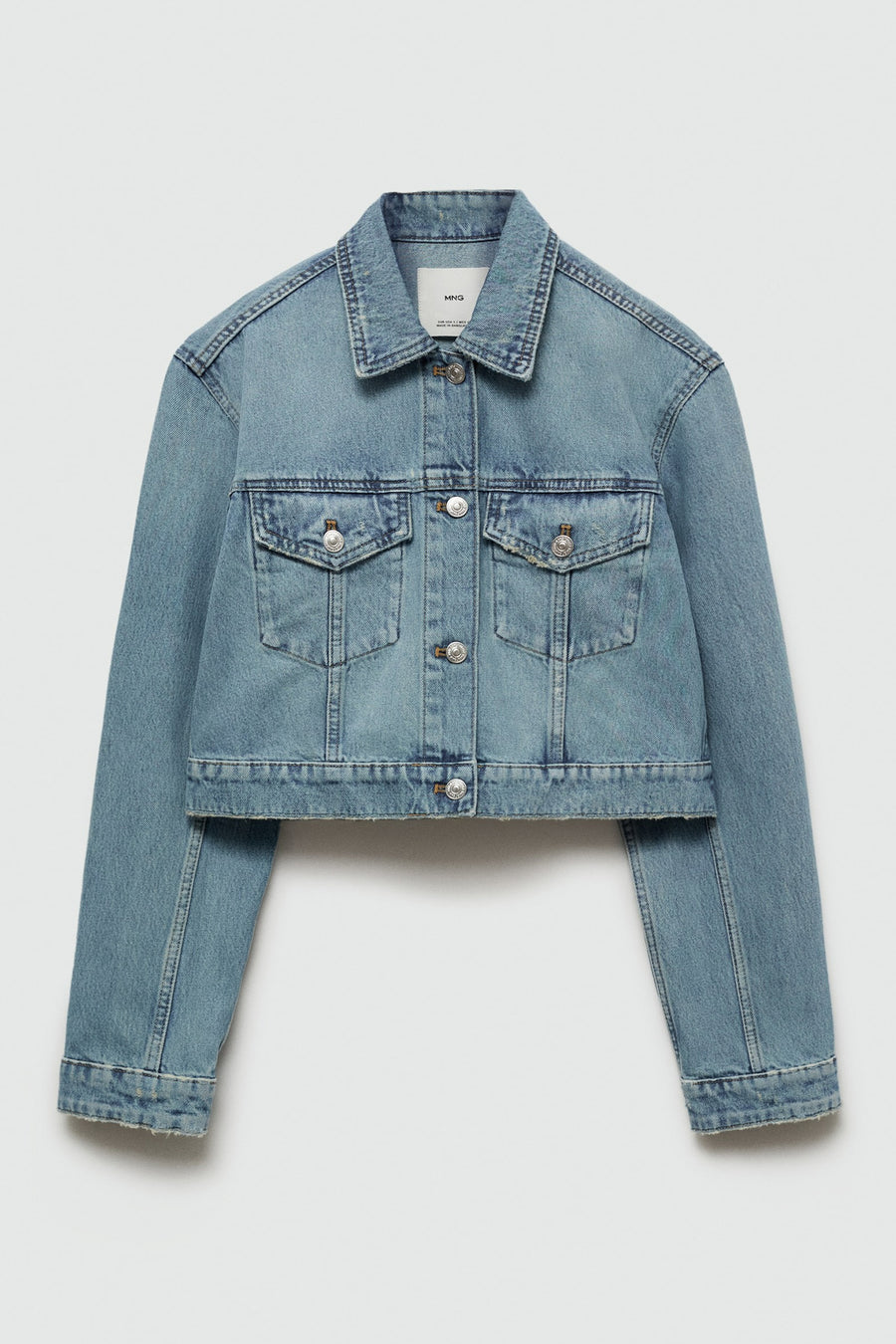 Veste de pluie - mid blue denim - MANGO