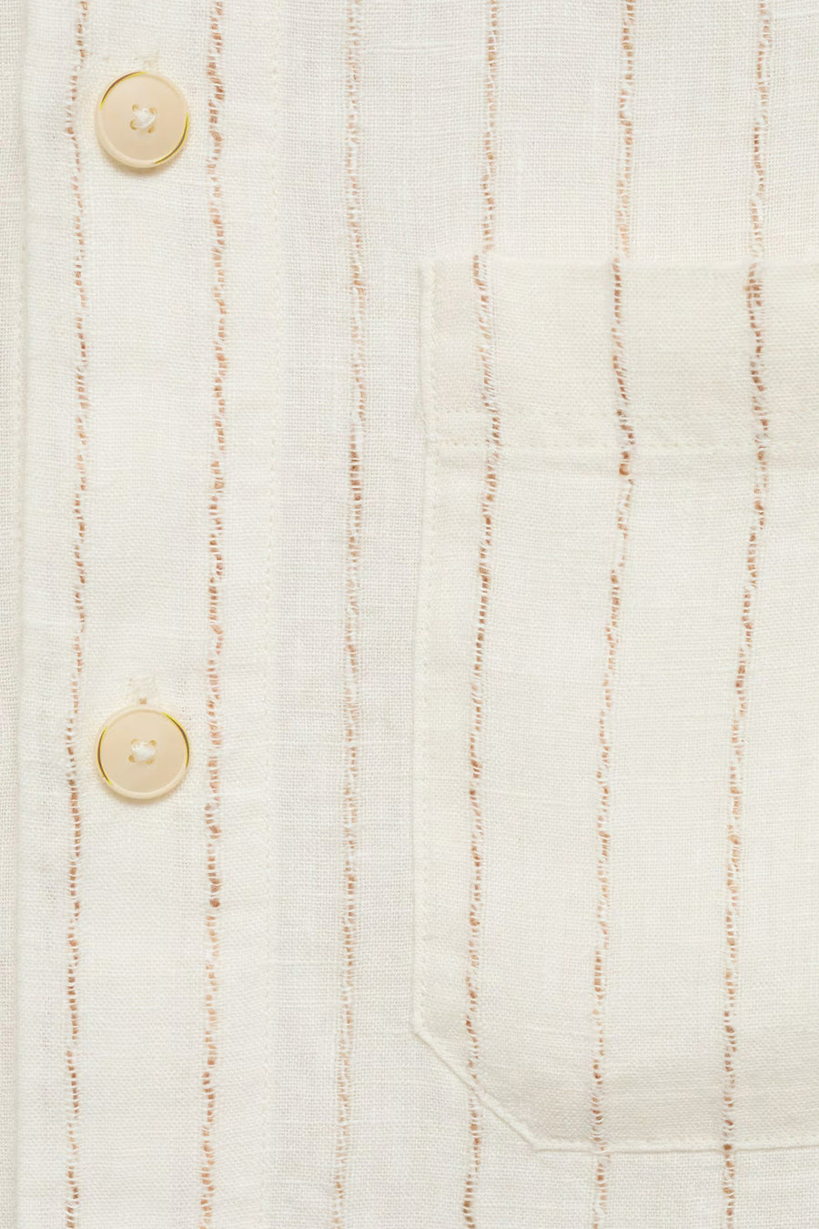 Chemise à manches longues - beige
