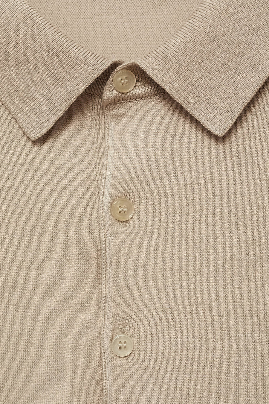 Polo à manches courtes - beige